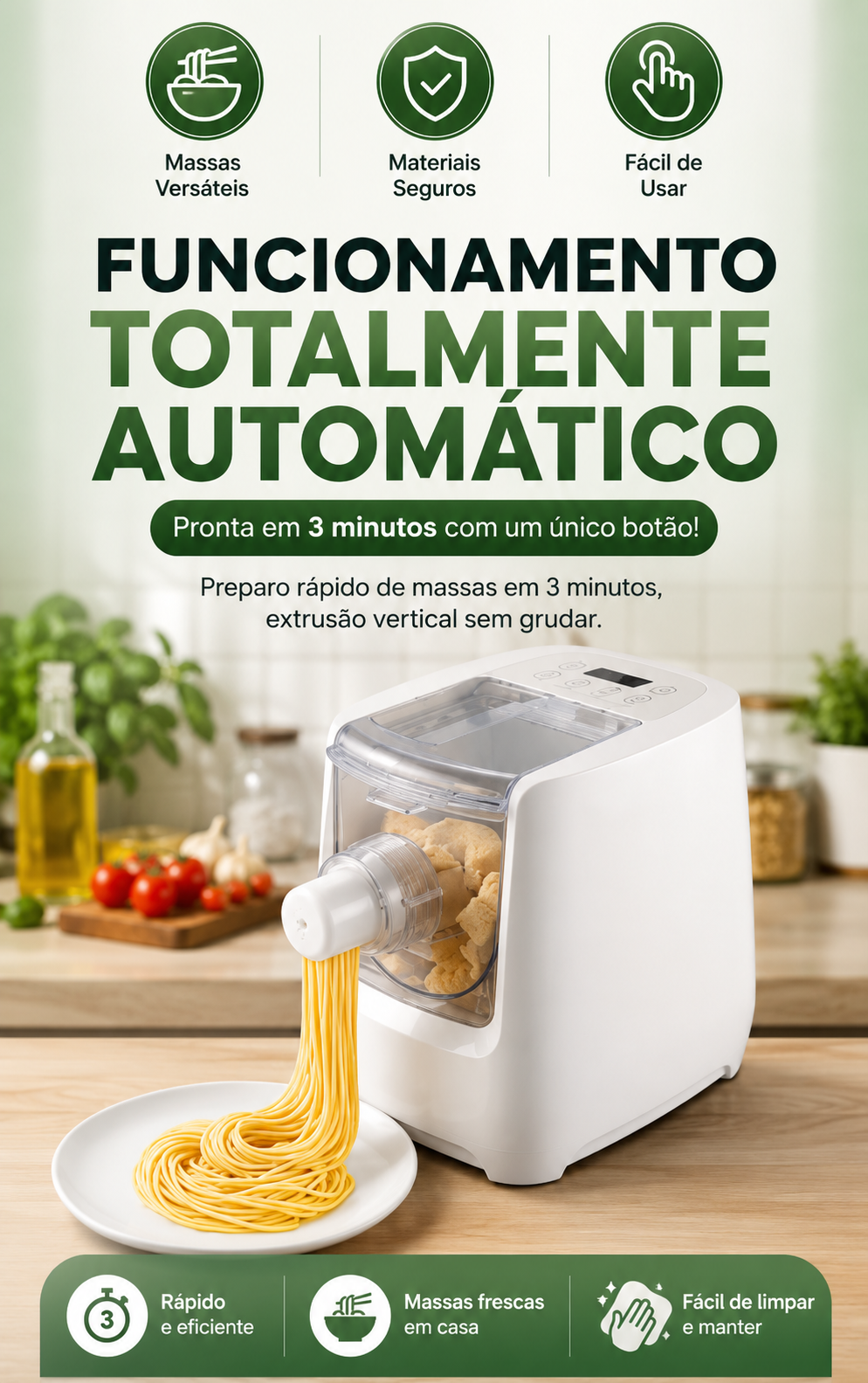 Máquina Automática de Massas - PastaPro©